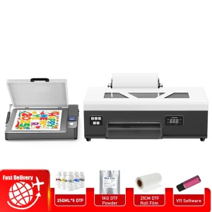 l805 dtf printer bundle A4 t shirt printing machine with A4