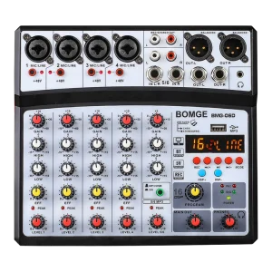 6 Channel 16 DSP Echo DJ Audio Sound Mixer