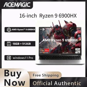 16 Inch Laptop Gaming6900HX Processor 16GB LPDDR5 RAM