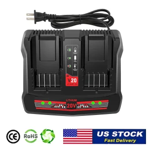 Dual Port CMCB124 Charger for 20V Battery Charger