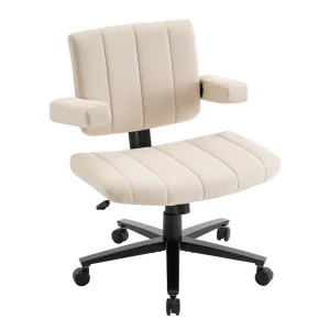 Office Chair, Plush Oversized for Cross-Legged Sitting,