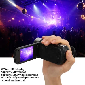 16X Zoom Digital Video Camcorder 270° Rotation Digital Camcorders - Thumbnail Image 2