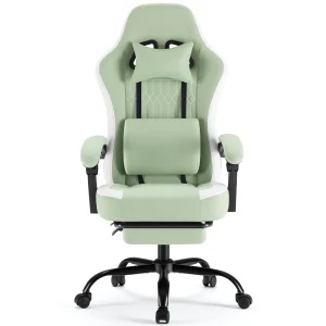 Ergonomic Computer Gaming Chair Height Adjustable 360° Swivel - Thumbnail Image 5