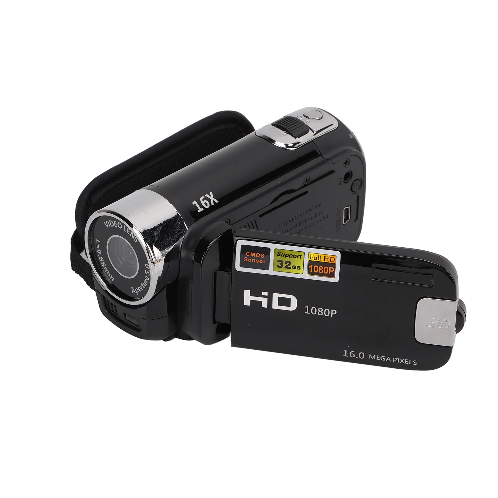 16X Zoom Digital Video Camcorder 270° Rotation Digital Camcorders - Image 1