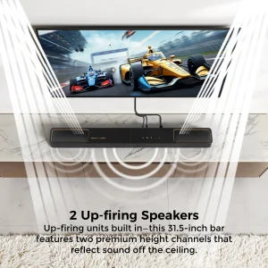 Surround Sound System for TV with Subwoofer & 2 Surround Speakers - Thumbnail Image 2