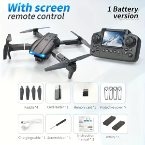 The 2026 MAX Foldable Drone Features Dual Cameras, Extra Batteries