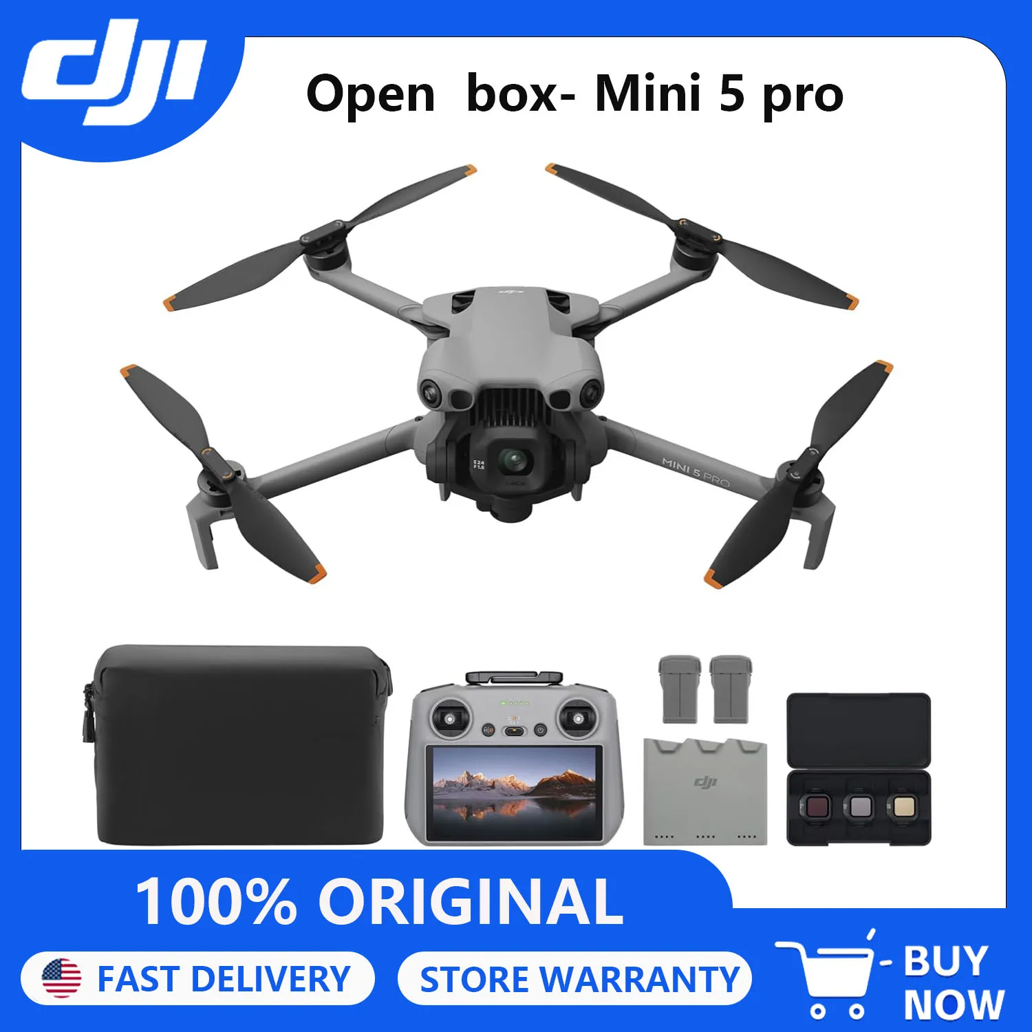 Drone with Camera Mini 5 Pro Fly More Combo - Image 1