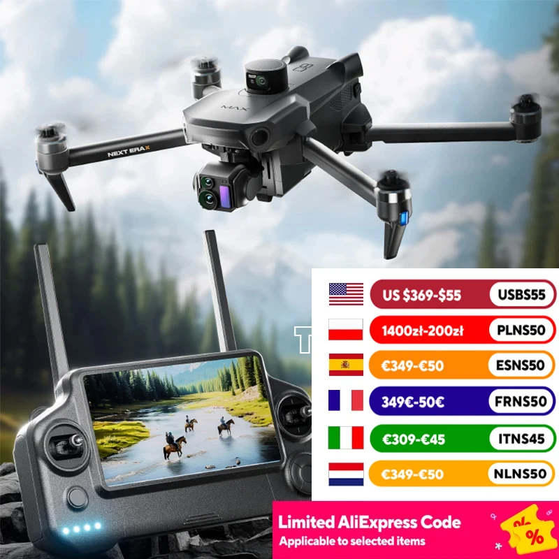 High-end Professional GPS Drone 8K With Screen Remote Control - Image 2