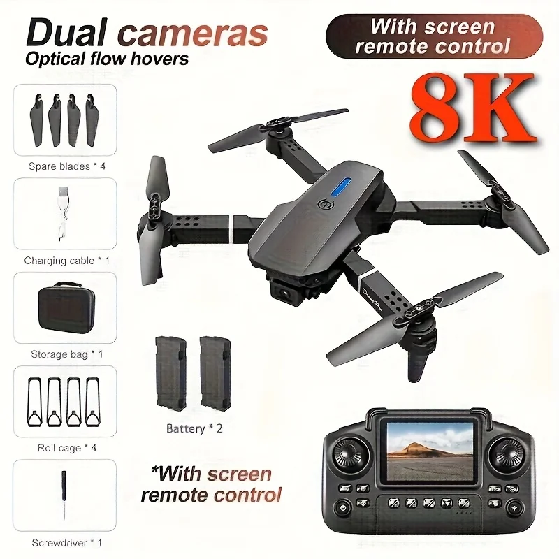 The 2026 MAX Foldable Drone Features Dual Cameras, Extra Batteries - Image 5