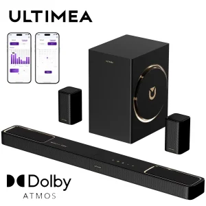 Surround Sound System for TV with Subwoofer & 2 Surround Speakers