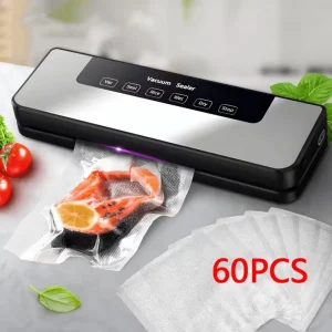 Automatic Food Vacuum Sealer Machine with 60 Free Bags