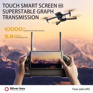GPS Mini Drone 4K 3-Axis Professional Brushless Drone s - Thumbnail Image 2