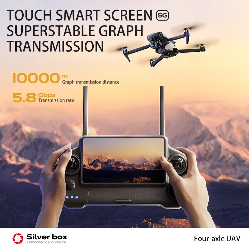 GPS Mini Drone 4K 3-Axis Professional Brushless Drone s - Image 2