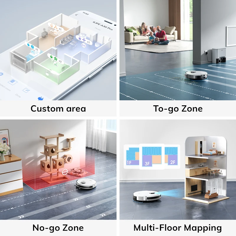 Robot Vacuum and Mop Combo, Self Emptying, 60 Day Capacity - Image 3